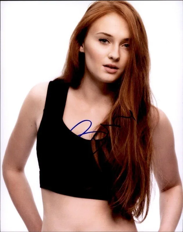 Sophie Turner — Sophie Turner authentic signed celebrity 8x10 photo W/Cert Autographed C3