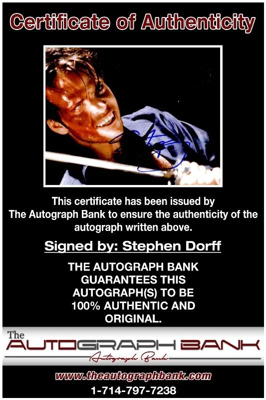 Stephen Dorff — Stephen Dorff authentic signed celebrity 8x10 photo W/Cert Autographed 125b1, изображение 2