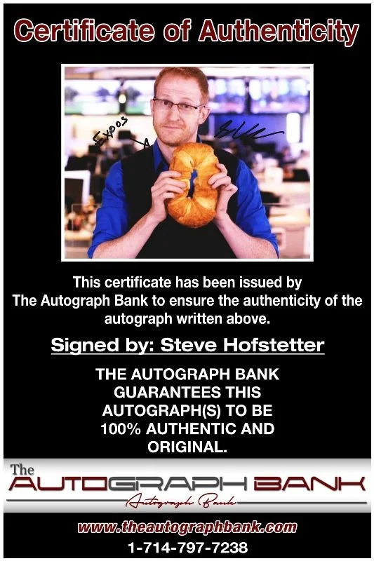 Steve Hofstetter — Steve Hofstetter authentic signed celebrity 8x10 photo |CERT Autographed 51816d1, изображение 2