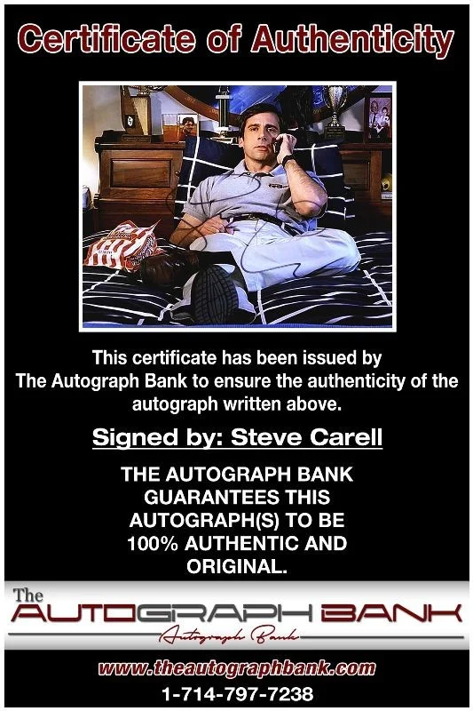 Steve Carell — Steve Carell authentic signed celebrity 8x10 photo W/Cert Autographed 51816b1, image 2