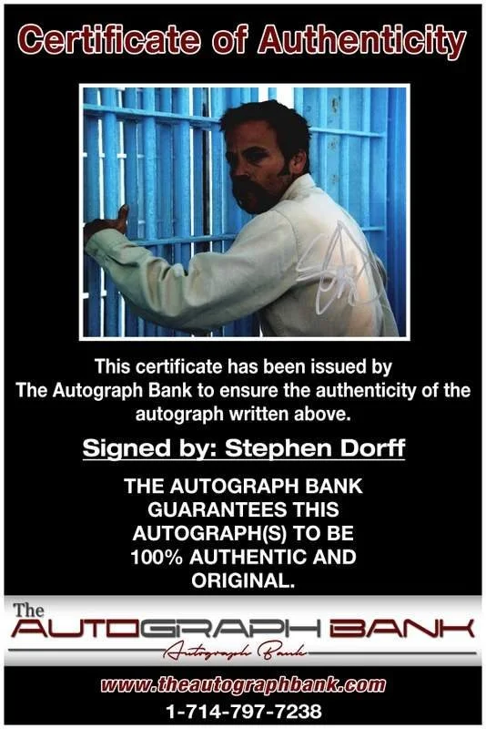 Stephen Dorff — Stephen Dorff authentic signed celebrity 8x10 photo W/Cert Autographed B0007, изображение 2