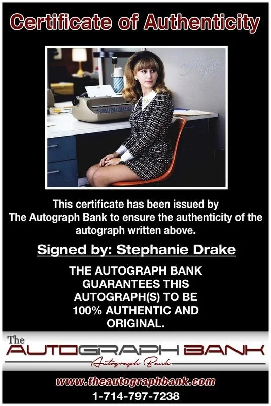 Stephanie Drake — Stephanie Drake authentic signed celebrity 8x10 photo W/Cert Autographed D2, image 2