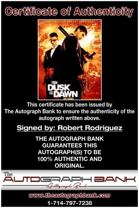 Robert Rodriguez — Robert Rodriguez authentic signed celebrity 8x10 photo W/Cert Autographed C8, image 2