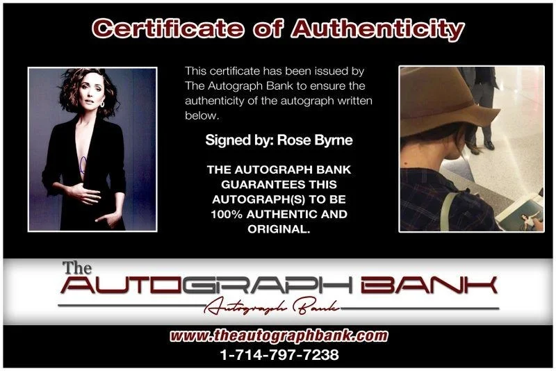 Rose Byrne — Rose Byrne authentic signed celebrity 8x10 photo W/Cert Autographed C4, изображение 2
