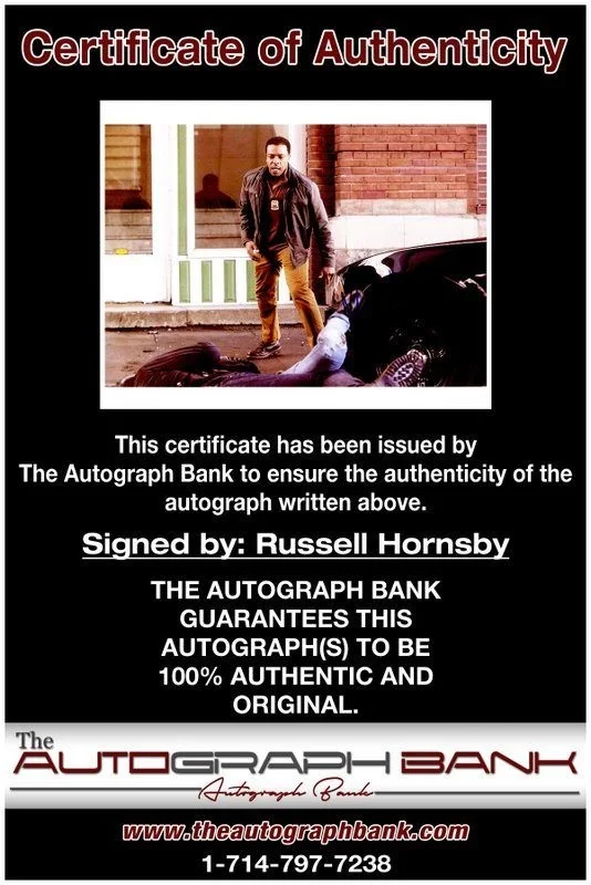 Russell Hornsby — Russell Hornsby authentic signed celebrity 8x10 photo W/Cert Autographed C2, изображение 2