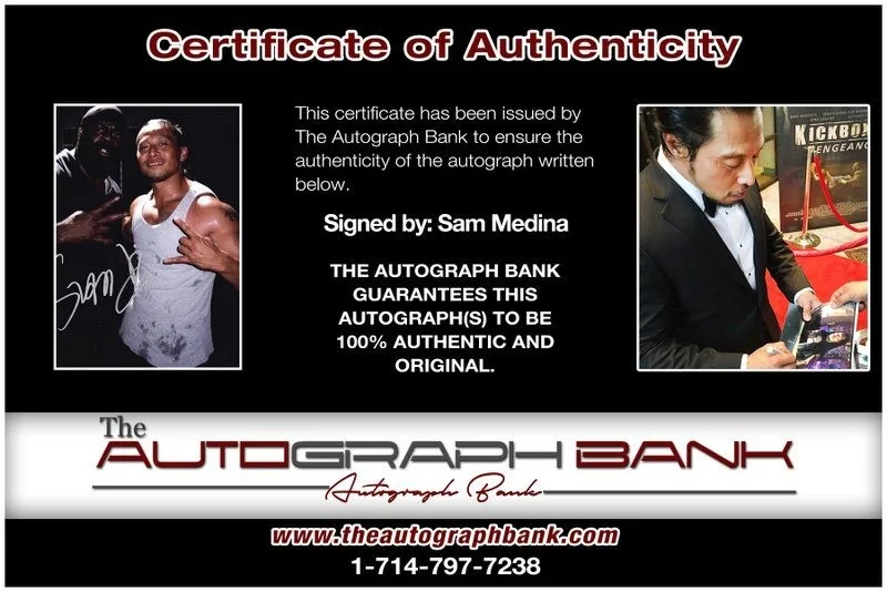 Sam Medina — Sam Medina authentic signed celebrity 8x10 photo W/Cert Autographed D17, image 2