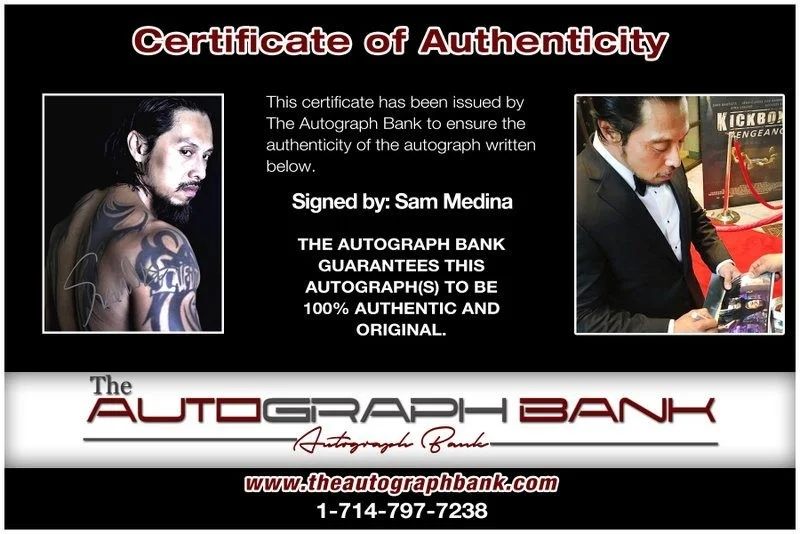 Sam Medina — Sam Medina authentic signed celebrity 8x10 photo W/Cert Autographed D12, image 2