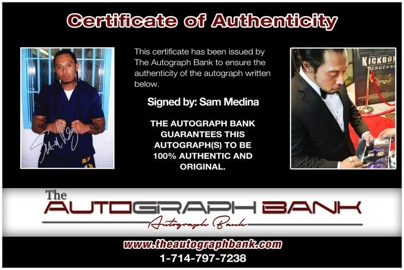 Sam Medina — Sam Medina authentic signed celebrity 8x10 photo W/Cert Autographed D10, image 2