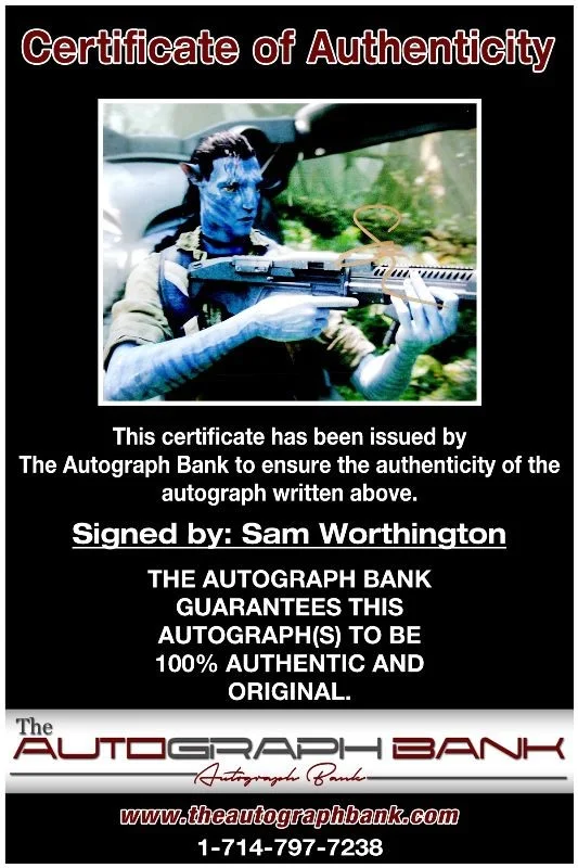 Sam Worthington — Sam Worthington authentic signed celebrity 8x10 photo W/Cert Autographed 2616a, изображение 2