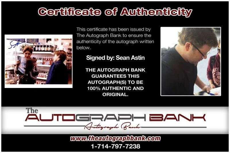 Sean Astin — Sean Astin authentic signed celebrity 8x10 photo W/Cert Autographed C2, image 2