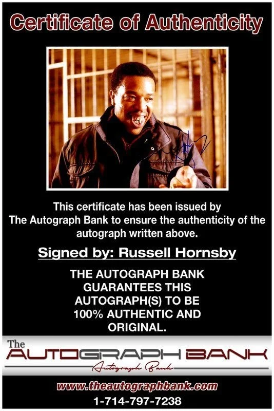 Russell Hornsby — Russell Hornsby authentic signed celebrity 8x10 photo W/Cert Autographed C4, image 2