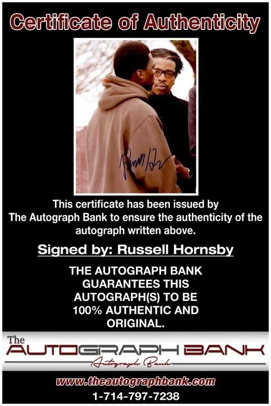 Russell Hornsby — Russell Hornsby authentic signed celebrity 8x10 photo W/Cert Autographed C3, изображение 2