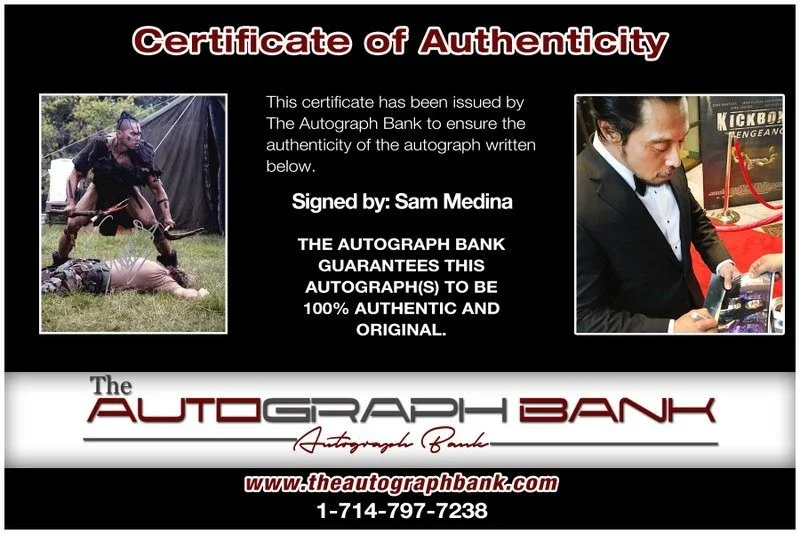 Sam Medina — Sam Medina authentic signed celebrity 8x10 photo W/Cert Autographed D16, image 2