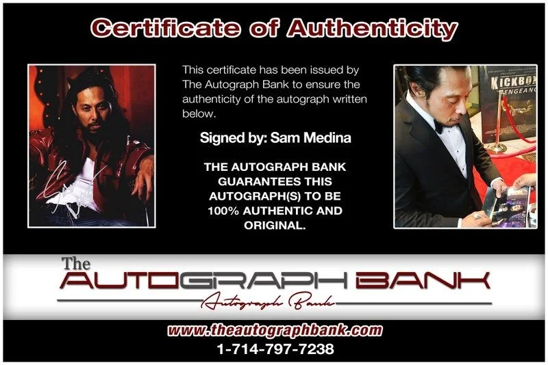 Sam Medina — Sam Medina authentic signed celebrity 8x10 photo W/Cert Autographed D7, image 2