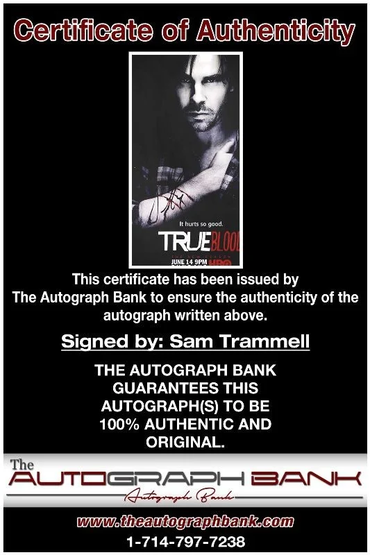 Sam Trammell — Sam Trammell authentic signed celebrity 8x10 photo W/Cert Autographed 40216a1, изображение 2