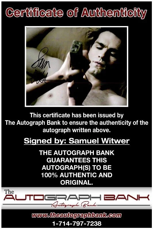 Sam Witwer — Sam Witwer authentic signed celebrity 8x10 photo W/Cert Autographed 2616c, image 2