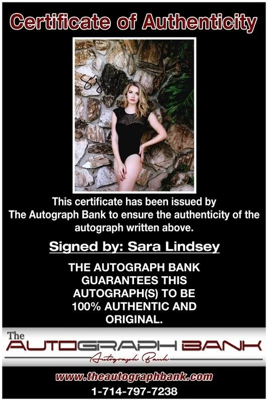 Sara Lindsey — Sara Lindsey authentic signed celebrity 8x10 photo W/Cert Autographed D2, изображение 2