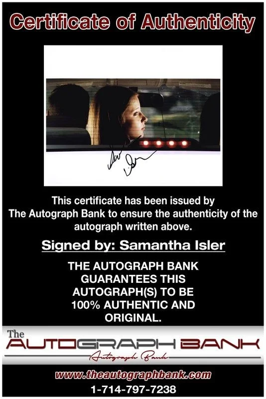 Samantha Isler — Samantha Isler authentic signed celebrity 8x10 photo W/Cert Autographed D1, изображение 2
