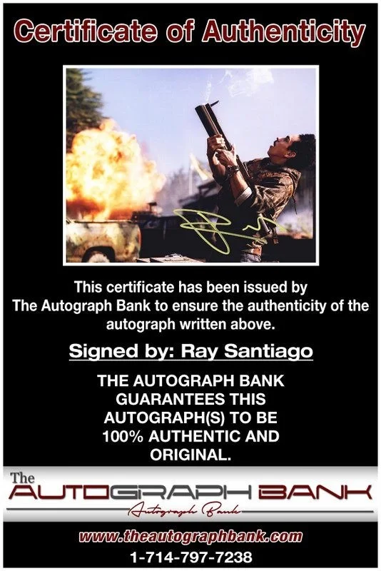 Ray Santiago — Ray Santiago authentic signed celebrity 8x10 photo W/Cert Autographed D8, изображение 2