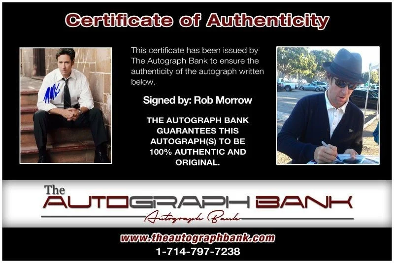 Rob Morrow — Rob Morrow authentic signed celebrity 8x10 photo W/Cert Autographed C4, image 2