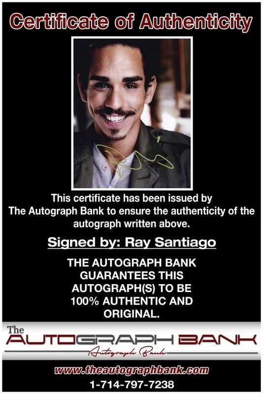 Ray Santiago — Ray Santiago authentic signed celebrity 8x10 photo W/Cert Autographed D5, image 2