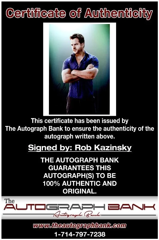 Rob Kazinsky — Rob Kazinsky authentic signed celebrity 8x10 photo W/Cert Autographed 2016a, image 2