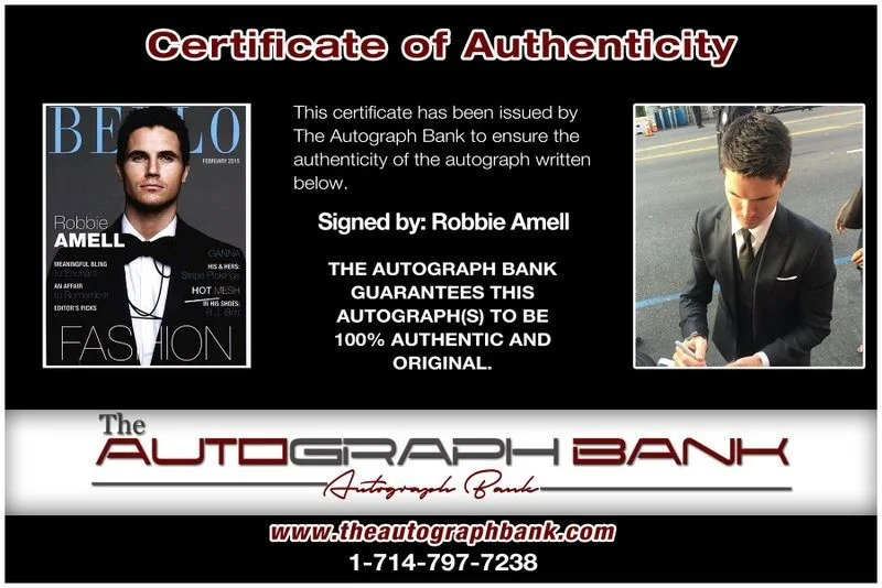 Robbie Amell — Robbie Amell authentic signed celebrity 8x10 photo W/Cert Autographed D2, изображение 2