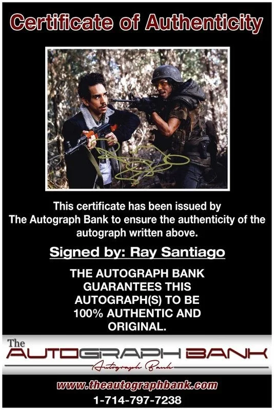 Ray Santiago — Ray Santiago authentic signed celebrity 8x10 photo W/Cert Autographed D9, изображение 2