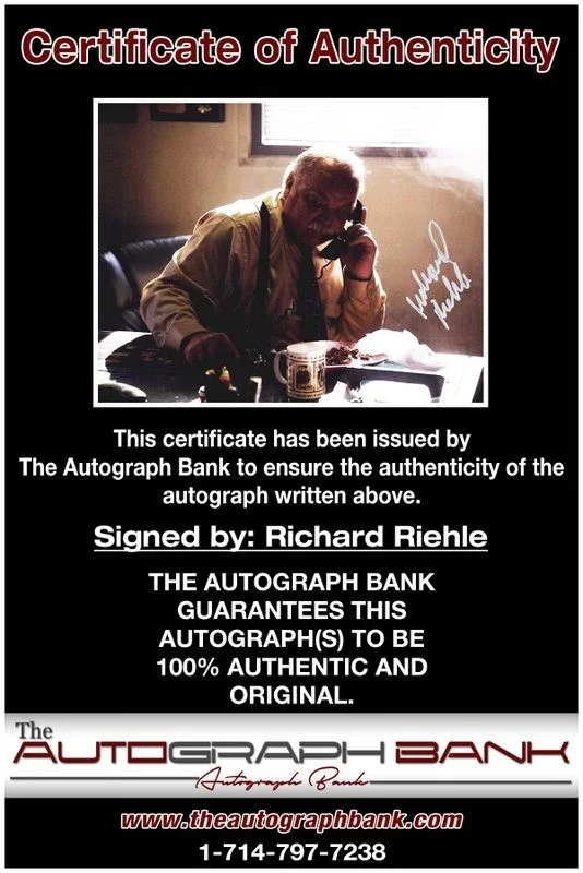 Richard Riehle — Richard Riehle authentic signed celebrity 8x10 photo W/Cert Autographed D12, изображение 2