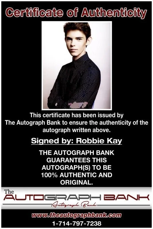 Robbie Kay — Robbie Kay authentic signed celebrity 8x10 photo W/Cert Autographed C4, изображение 2
