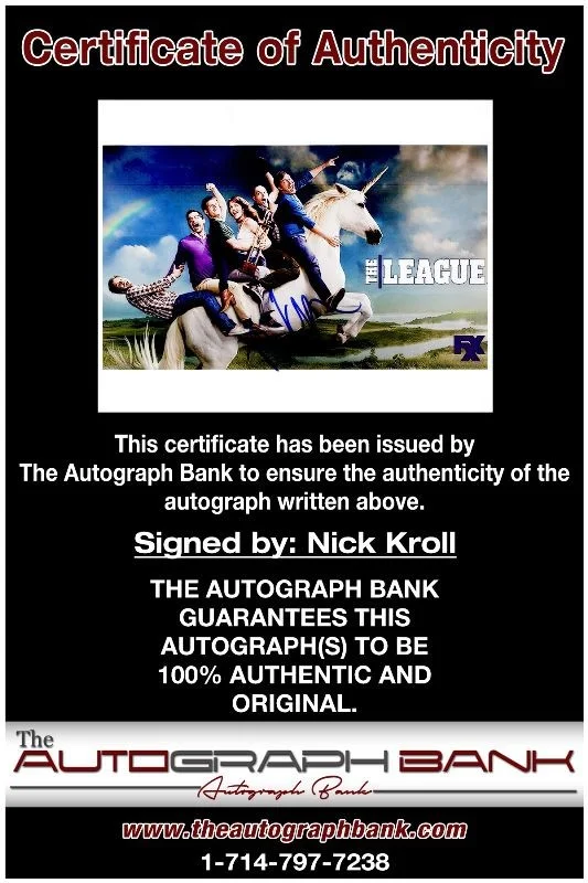 Nick Kroll — Nick Kroll authentic signed celebrity 8x10 photo W/Cert Autographed 2616b, image 2