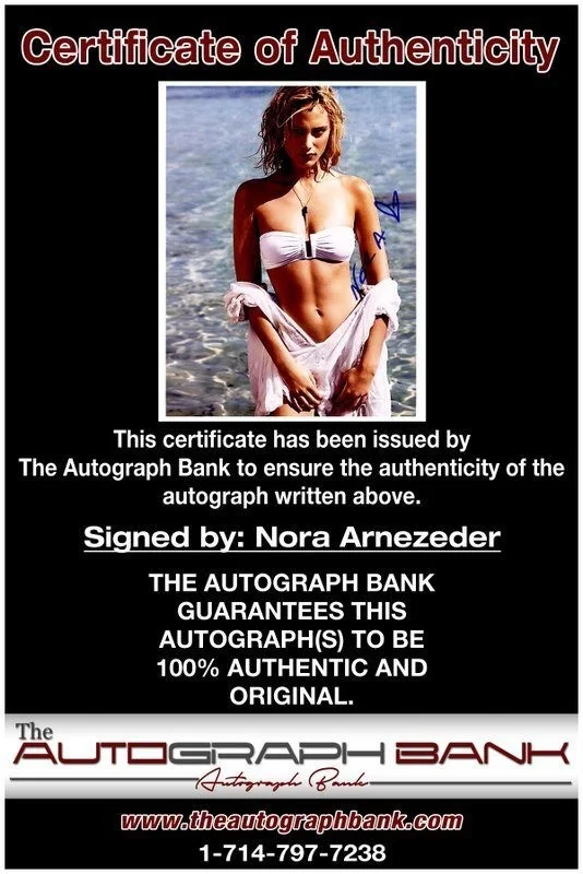 Nora Arnezeder — Nora Arnezeder authentic signed celebrity 8x10 photo W/Cert Autographed C10, image 2