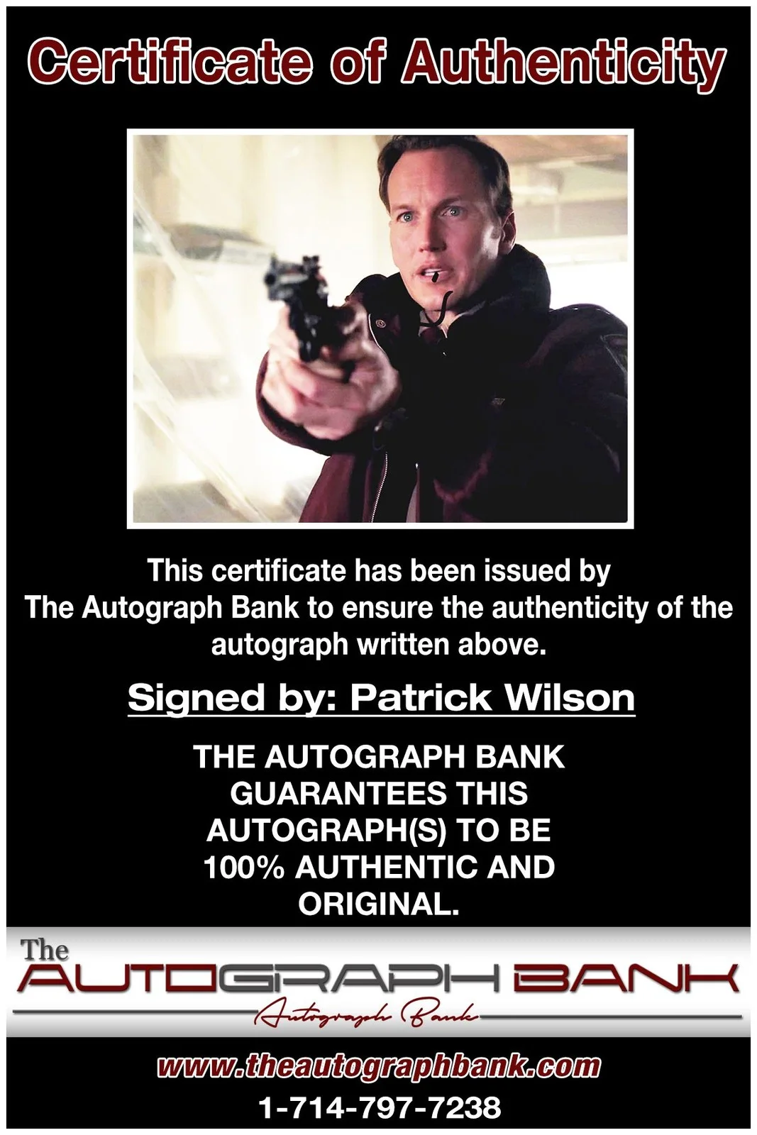 Patrick Wilson — Patrick Wilson authentic signed celebrity 8x10 photo W/Cert Autographed A1, image 2