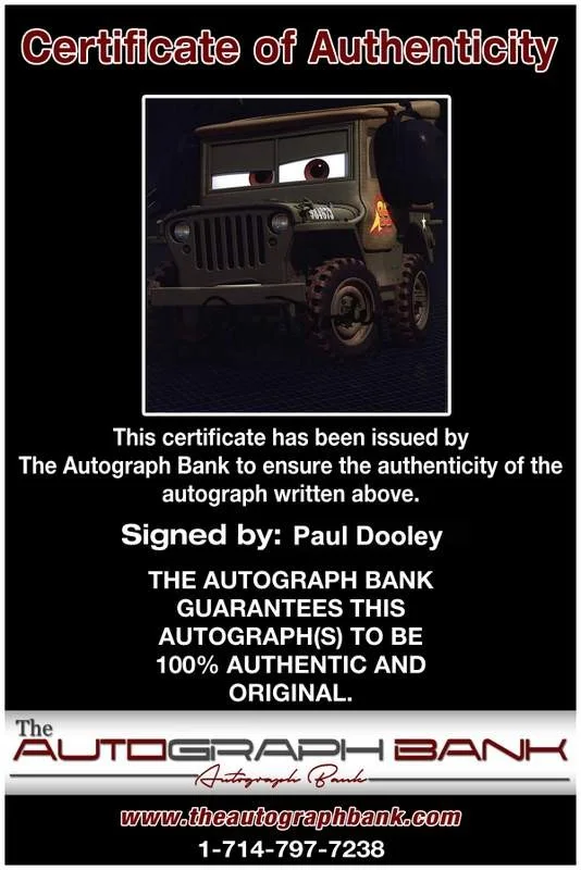 Paul Dooley — Paul Dooley signed celebrity 8x10 photo W/Certificate (C3), изображение 2