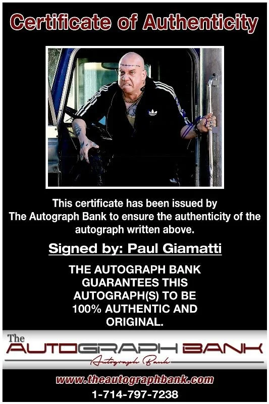 Paul Giamatti — Paul Giamatti authentic signed celebrity 8x10 photo W/Cert Autographed 2616d, изображение 2