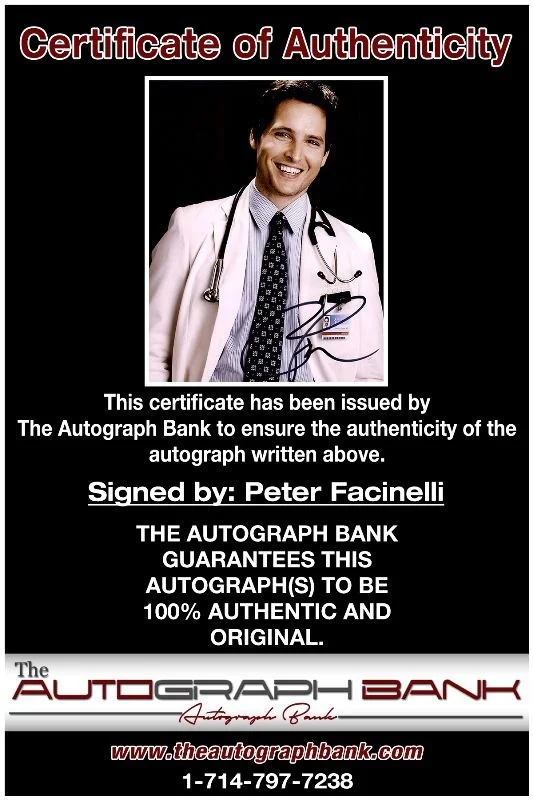 Peter Facinelli — Peter Facinelli authentic signed celebrity 8x10 photo W/Cert Autographed 2616a, image 2