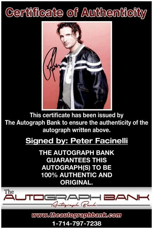 Peter Facinelli — Peter Facinelli authentic signed celebrity 8x10 photo W/Cert Autographed C27, image 2