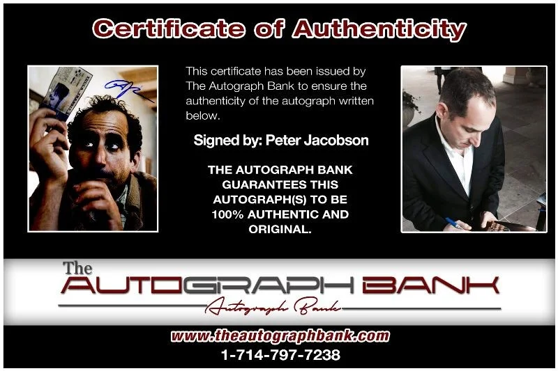 Peter Jacobson — Peter Jacobson authentic signed celebrity 8x10 photo W/Cert Autographed 2616h, изображение 2