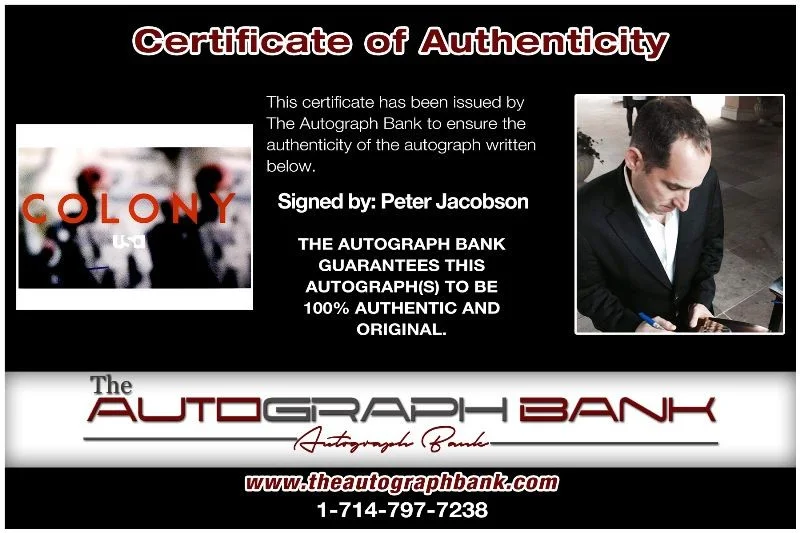 Peter Jacobson — Peter Jacobson authentic signed celebrity 8x10 photo W/Cert Autographed 2616k, изображение 2