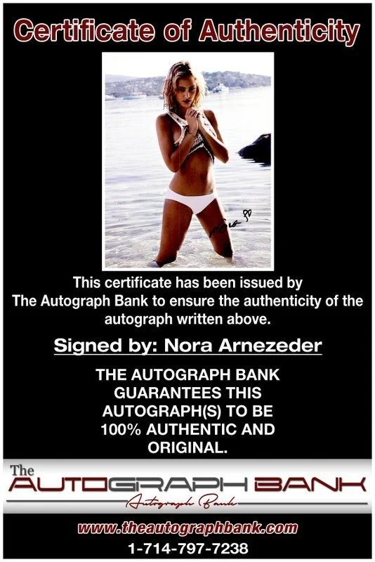 Nora Arnezeder — Nora Arnezeder authentic signed celebrity 8x10 photo W/Cert Autographed C8, изображение 2
