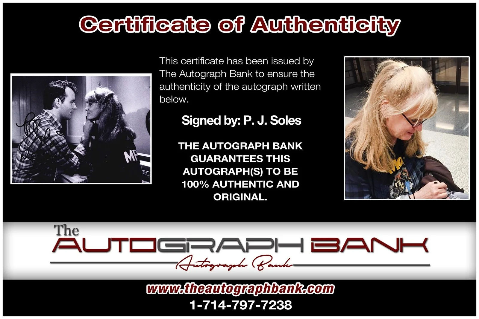 P. J. Soles — P. J. Soles authentic signed celebrity 8x10 photo W/Cert Autographed A2, изображение 2