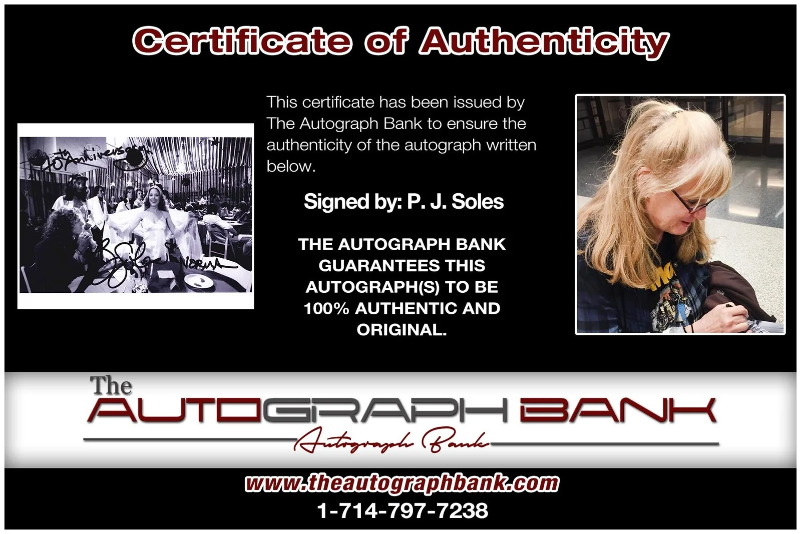 P. J. Soles — P. J. Soles authentic signed celebrity 8x10 photo W/Cert Autographed A4, image 2