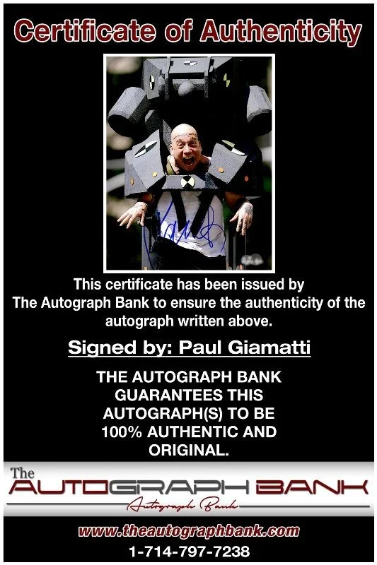 Paul Giamatti — Paul Giamatti authentic signed celebrity 8x10 photo W/Cert Autographed 2616a, image 2