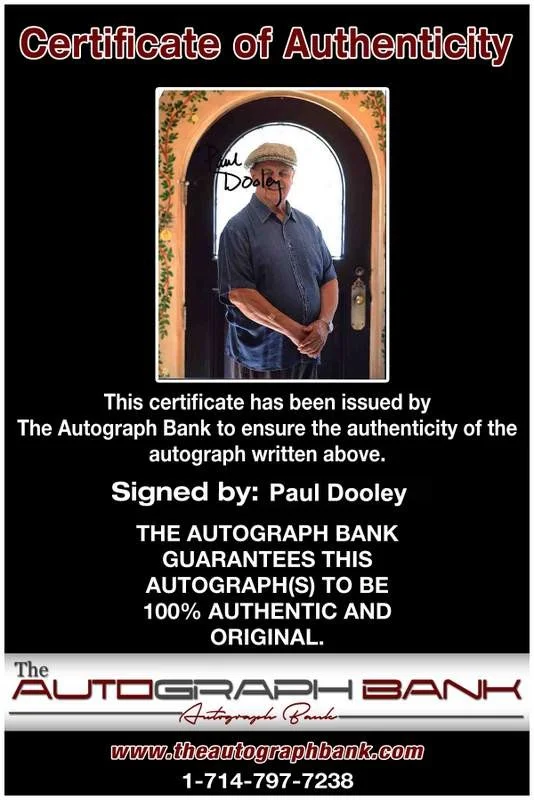 Paul Dooley — Paul Dooley signed celebrity 8x10 photo W/Certificate (C2), image 2