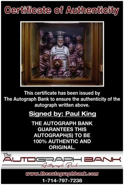 Paul King — Paul King authentic signed celebrity 8x10 photo W/Cert Autographed (B0002), изображение 2