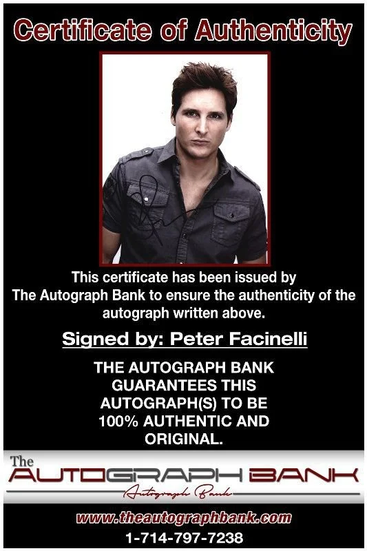 Peter Facinelli — Peter Facinelli authentic signed celebrity 8x10 photo W/Cert Autographed 1316a1, image 2