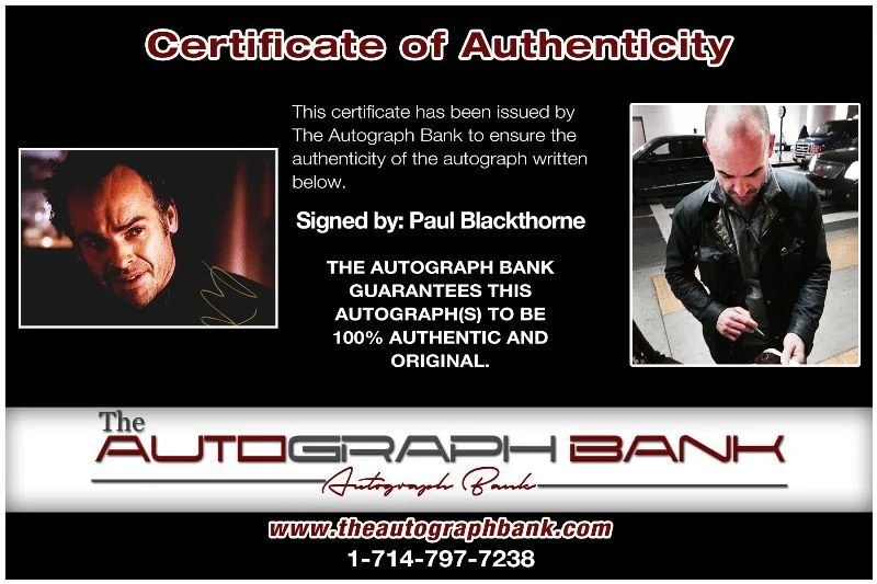 Paul Blackthorne — Paul Blackthorne authentic signed celebrity 8x10 photo |CERT Autographed 1316b2, изображение 2