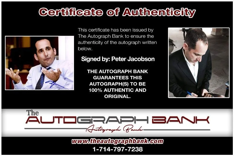 Peter Jacobson — Peter Jacobson authentic signed celebrity 8x10 photo W/Cert Autographed 2616j, изображение 2