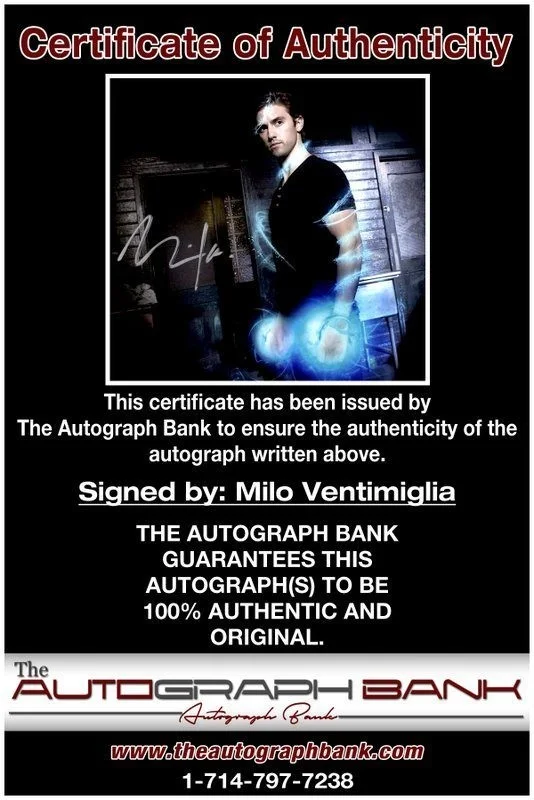 Milo Ventimiglia — Milo Ventimiglia authentic signed celebrity 8x10 photo W/Cert Autographed C12, изображение 2
