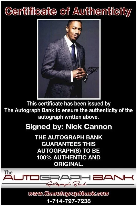 Nick Cannon — Nick Cannon authentic signed celebrity 8x10 photo W/Cert Autographed D10, image 2